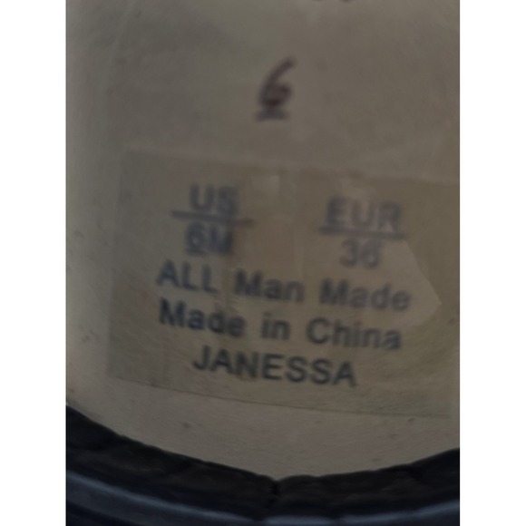 Woman's Circus NY by Sam Edelman Black Croc Sandals Size 6 Scuffs See Pics #0387 - Picture 7 of 9